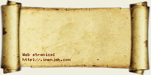 Isak Nikolendžić vizit kartica